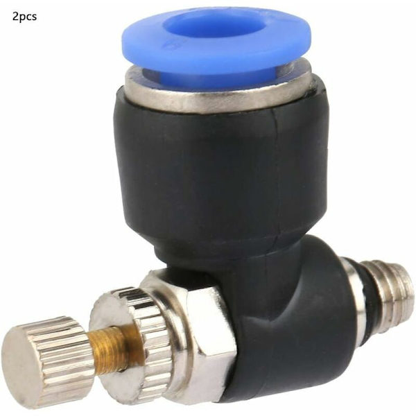 2 st Pneumatisk Snabbkoppling Kopplingsslang Pneumatisk Regulator Luft