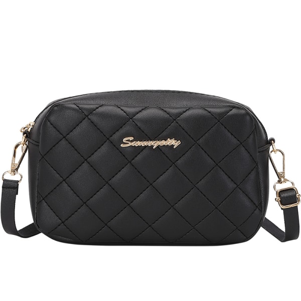Naisten crossbody-laukku olkalaukku musta - Valmis myyntiin musta
