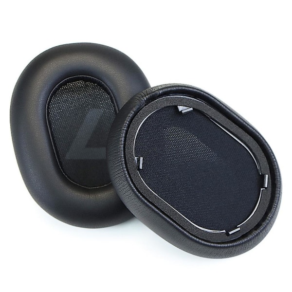 2 st PU-läder öronkuddar öronproppar svampöverdrag för Plantronics Backbeat Go 8