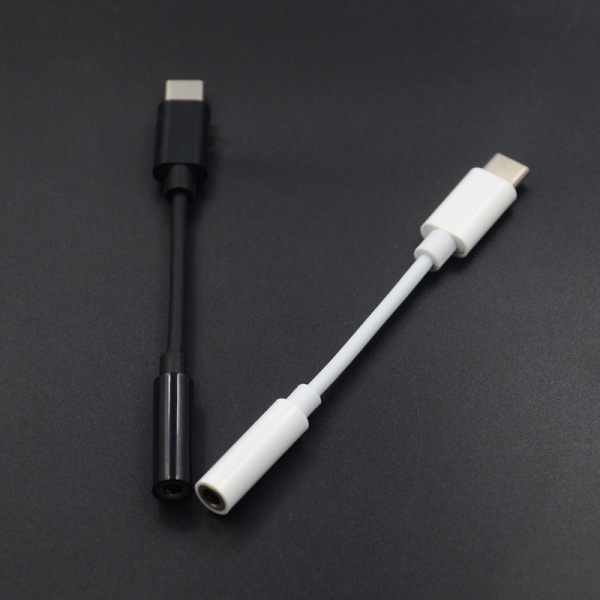 Kaapeli ja sovitin CCTV USB C -kuulokeadapteriin (2 kpl) Valkoinen