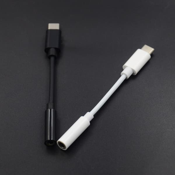 Kabel og adapter kompatibel CCTV USB C headset adapter (2 stk.) Hvid
