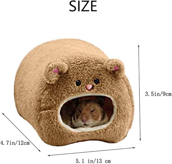 1 st Hamsterbo, Hamsterbo i fleece, Vintervarmt hus, Sovkoja för