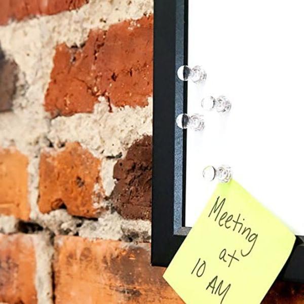 24 läpinäkyvää magneettista versoa - täydelliset jääkaappiin, kalenteriin, valkotauluun ja kortteihin