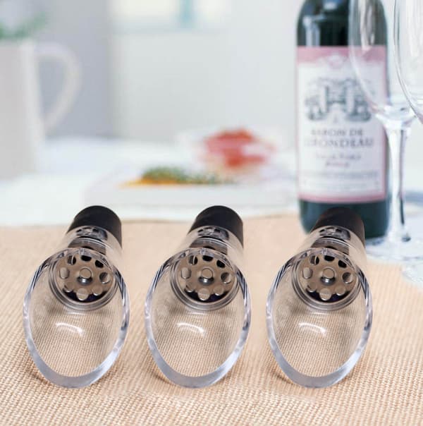 Vinaerator (4-pack) - Premium vinluftare och karaffset