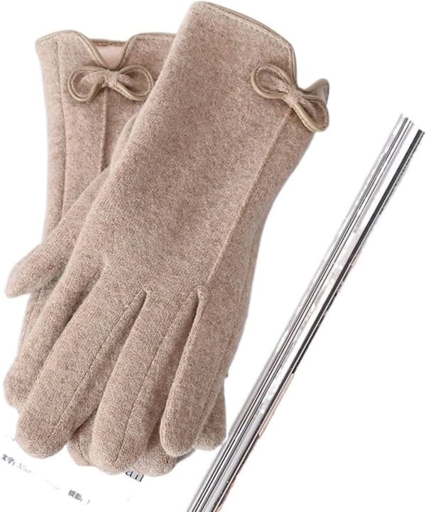 Bomulds Handsker, Dame Vinter Cashmere Touch Screen Varme Handsker