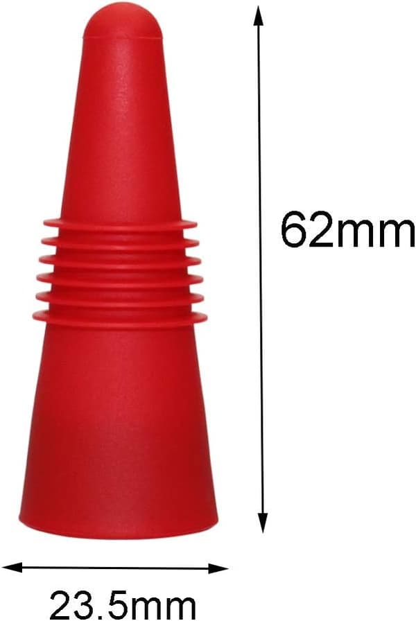 10 stk. silikone vinstop vinprop til genbrug silikone flaskeprop