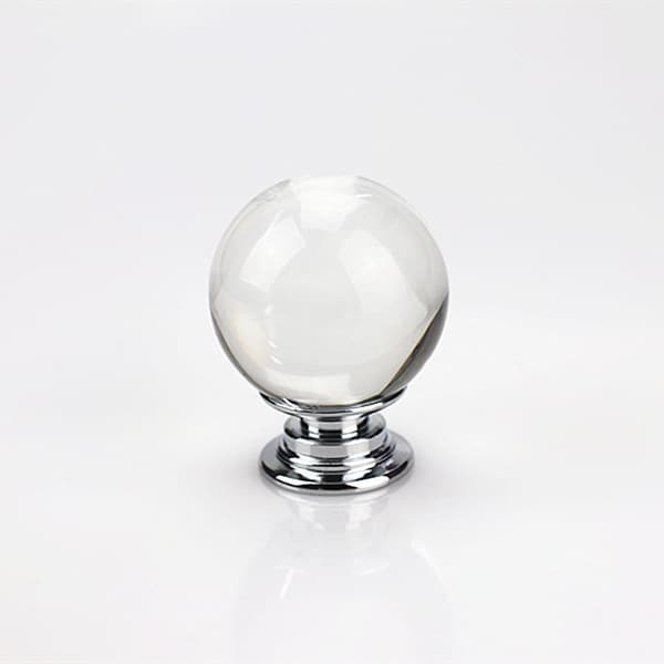 2 Lamp Finials, 3CM, Threaded Base Glass Ball Lamp Finials Dekor