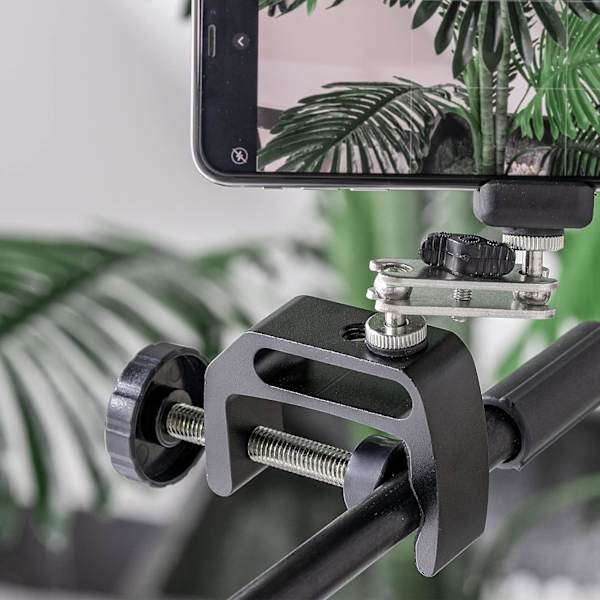Pienet C-puristimet, Mini-puristin, Metalliletku-puristin, Musta Universaali C-puristin, Kiinnitettäväksi Pöytään tai Jalustaan