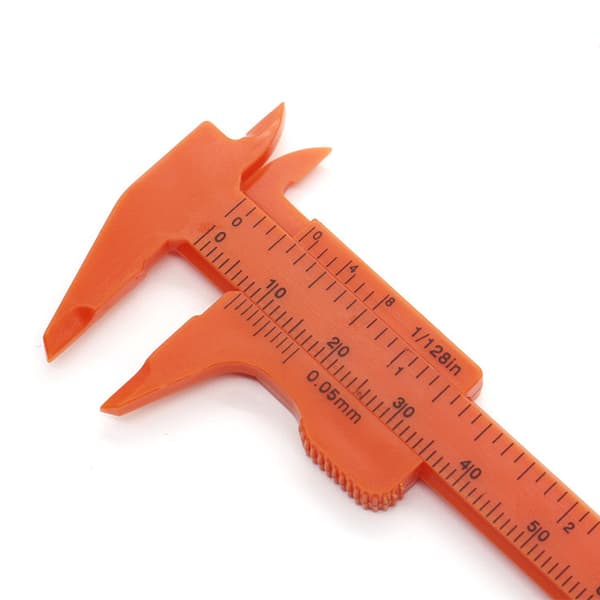 80mm Mini Student Plast Glid Vernier Kaliper Måleverktøy