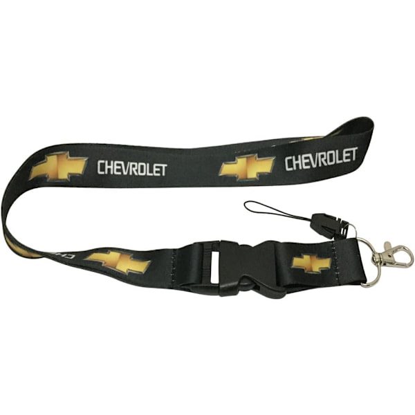 1 kpl Musta Väri USA Toimitus Uusi Pikakiinnitys Kaulahihna Lanyard Avainnauha Avain