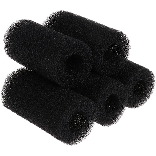 5-pack akvarieinlopp filtersvampar, filtertillbehör, skumrullar, förfilter, akvariefiltersvampar