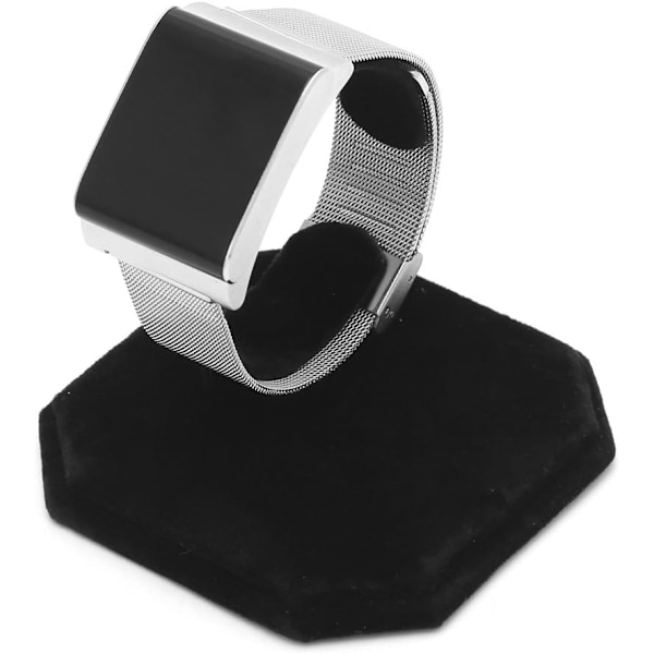 2 stk C-type smykke armbånd klokke display stativ holder stativ - Svart 8 * 9,5 cm