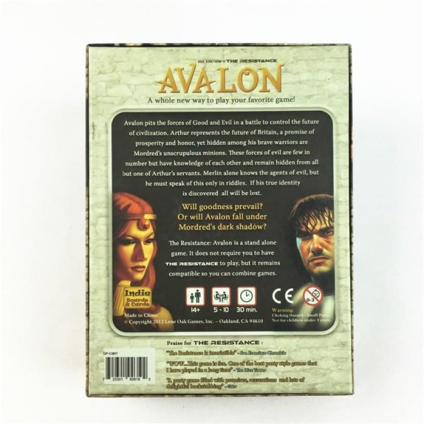 The Resistance Avalon kortspill Indie Board & Cards Social Deduct