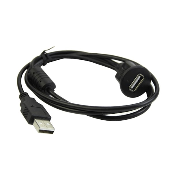 Universell USB-förlängningskabel för bil, instrumentpanel, infälld montering för bilradio