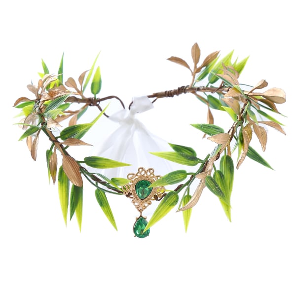 1 st Vintage renässans älva blomma krona tiara Cystal pannband