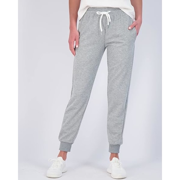 1 förpackning: Women's Cotton French Terry Soft Lounge Joggers - Athletic Yoga Swe