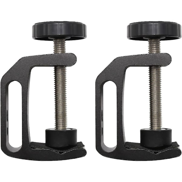 Pienet C-puristimet, Mini-puristin, Metalliletku-puristin, Musta Universaali C-puristin, Kiinnitettäväksi Pöytään tai Jalustaan