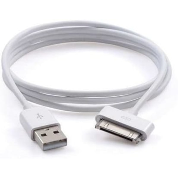 USB-laddningskabel för iPhone 4 4S 3G 3G 1m Vit