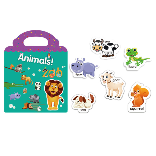3-paknings klistremerkebøker for barn 2-4, gjenbrukbare klistremerker for småbarn Småbarn