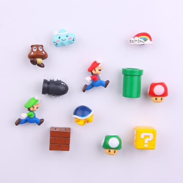 Klassisk 3D Super Mario kjøleskapsmagnet