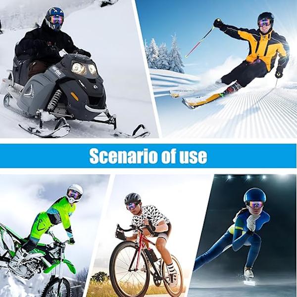 Motocross Briller, Ski Briller og Masker, Motocross Motorcykel Briller Justerbare Sikkerheds Ski Briller, Udendørs Briller til Off-Road Motorcykel, Enduro