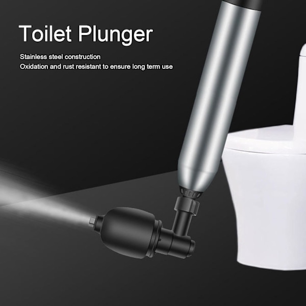 Toilet-Plunger, Vask-Plunger, Højtryks-Toilet-Plunger til at Fjerne Tilstopninger i Toiletter/Vaske/Badekar/Gulvafløb