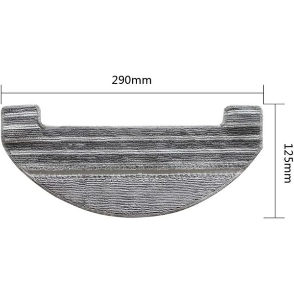 10 stk vaskbare mikrofiberullmopper for Proscenic M8 Pro M8 robotstøvsuger