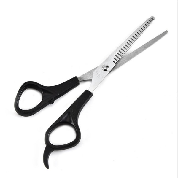 Professional stainless steel scissors with sharp and resistant teeth for lo