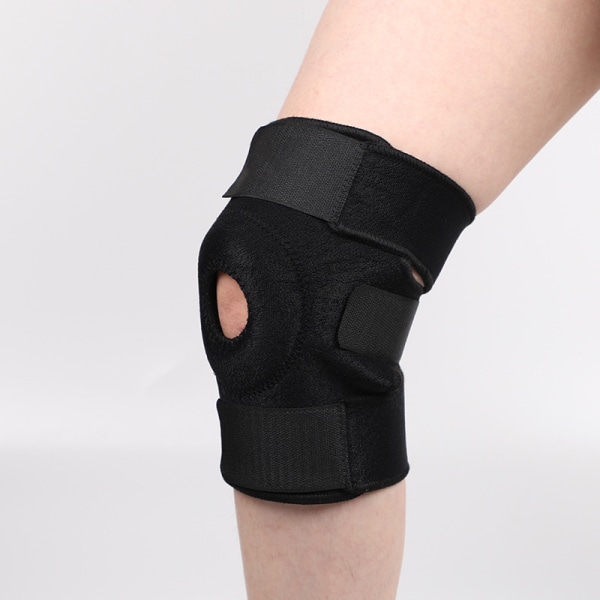 Andningsbara varma knäskydd Unisex elastiska flexibla mjuka knäskydd
