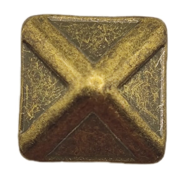 70 dekorativa naglar, åldrad bronsmässing 12 mm