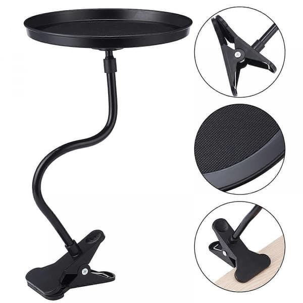 Justerbart matbrett kompatibelt med bil 360 svingbart bilmatbrett 22 cm