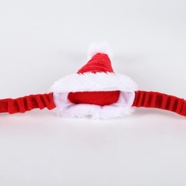Pakke med liten julehatt for kjæledyr, liten julehatt for kanin, hamsterjulehatter for hamster, julehodeplagg for små dyr for kanin, hamster
