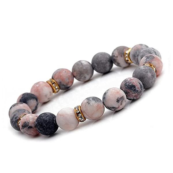 Läkande armband för kvinnor ångest kristallarmband chakra pärlor