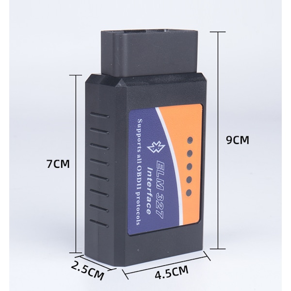 Usb Scanner V1.5 Bluetooth-koderlæser Autodiagnostisk værktøj designet til Au