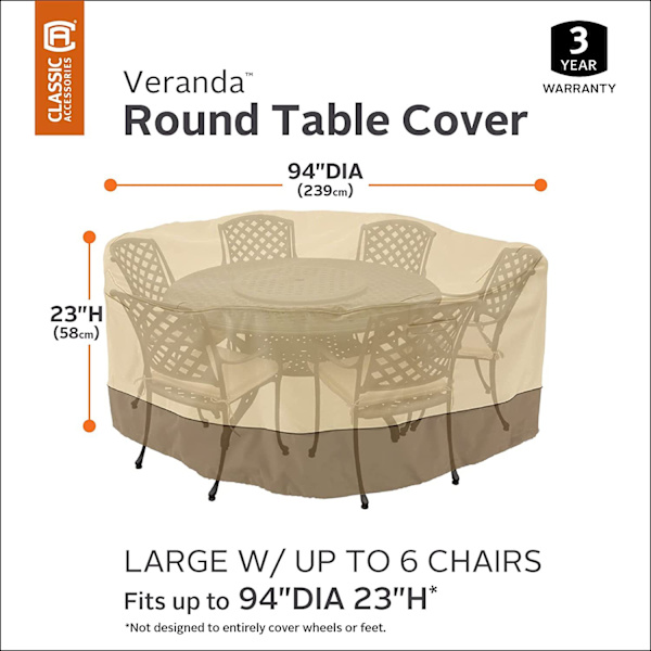 Veranda Patio Bord- og Stolebetræk 240*60cm