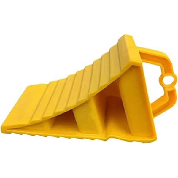Hjulstopp for bil, Gummihjulstopp, Tilhengerstopp med håndtak, Antislippblokk, Lastebilhjulstopp, Antislipp Multifunksjonshjulstopp