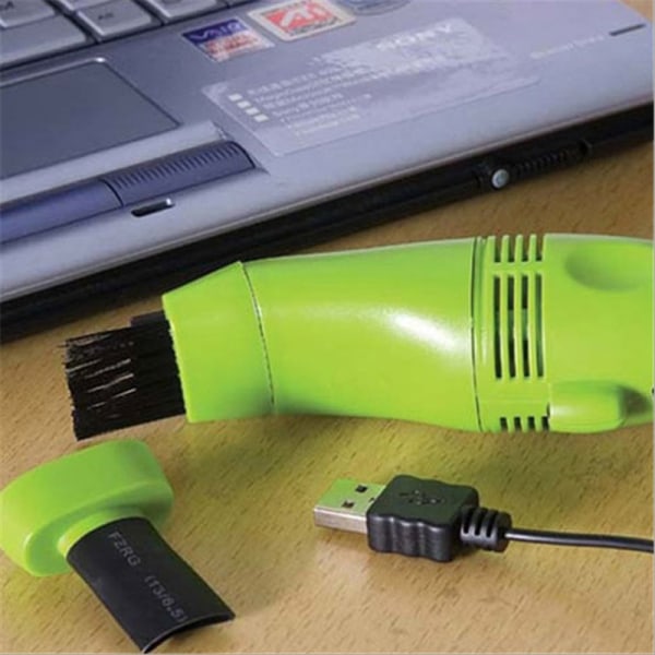 Bärbar mini handhållen USB tangentbord Dammsugare Dator dammblåsare Dus