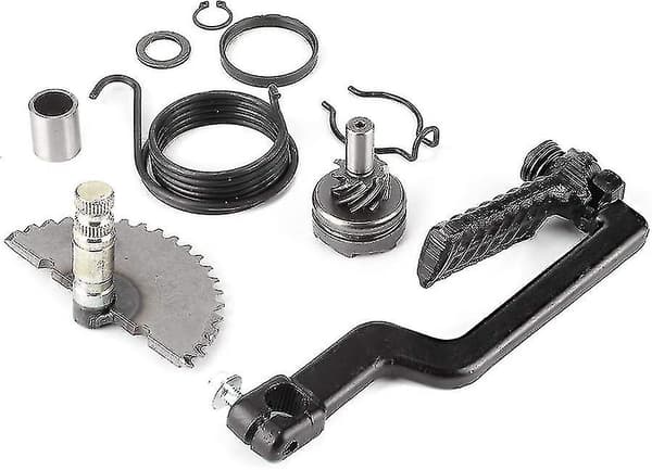 Motorcykel Startgreb Aksel Kit, Knallert Kick Startgreb Aksel Gear Samling