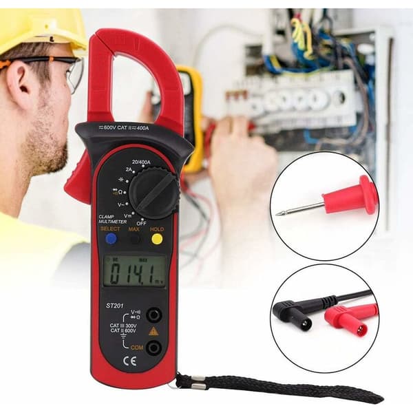 Digital klämma meter, automatisk mätning multimeter och voltmeter, mätning