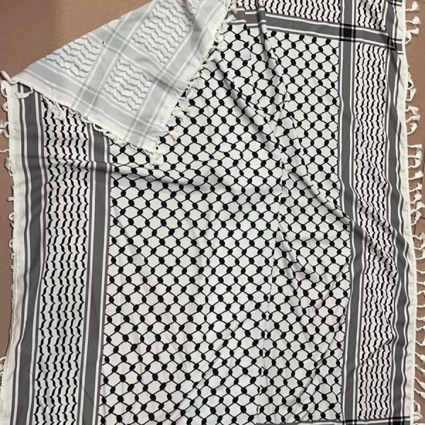 Arabisk mellemøstlig tørklædeomslag 125*125cm