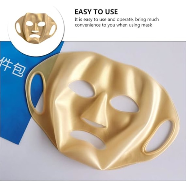 Silikon ansiktsmasker cover Återanvändbara 3D Anti Evaporation ansiktsskönhetsmasker