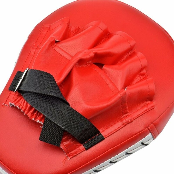 Bear Paws Lær Punch Mitts for Boksing/Thai/Taekwondo Kampsports (svart