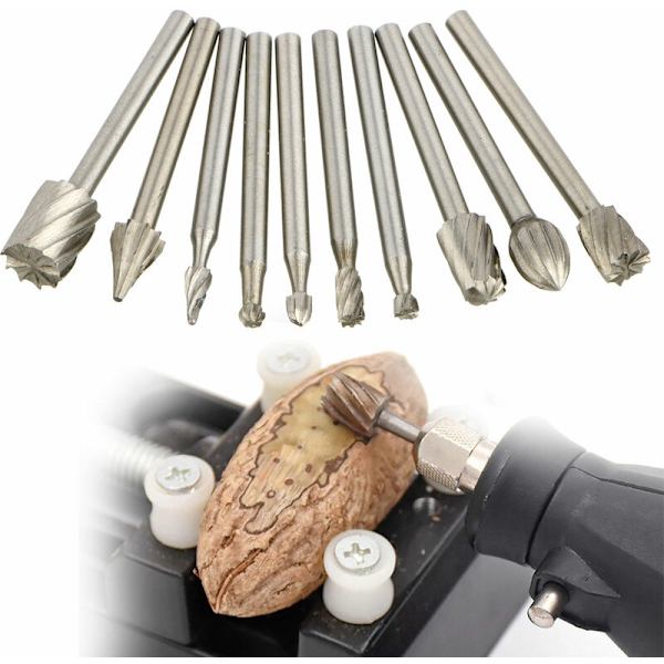 20-pack Dremel volframkarbidfräsar roterande slipmaskin borr