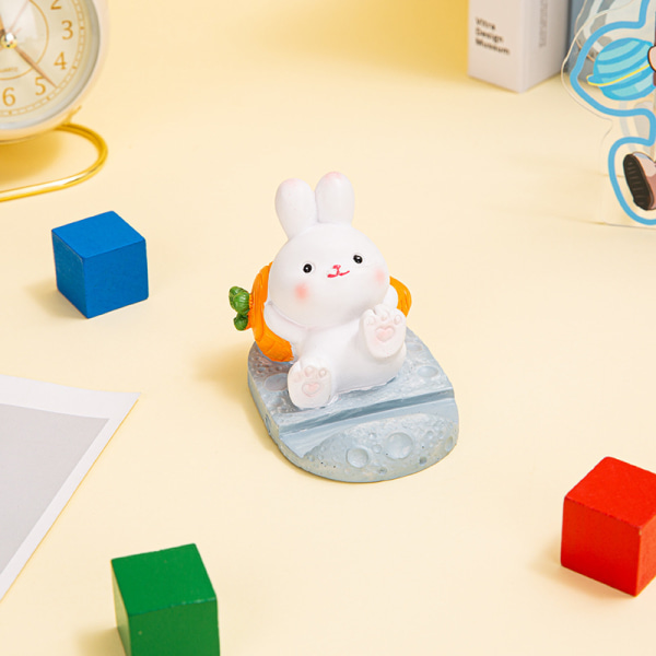 Bunny Resin Desktop Stand Håndfri Mobil Smartphone Stand Tablet Display