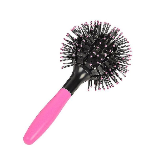 3d Bomb Curl Hårbørste Ball Styling Sfærisk Massasjekam Utfloking Varme