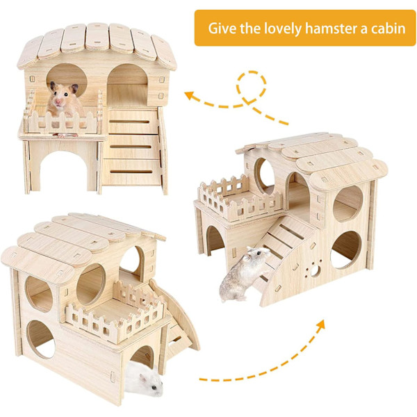 Hamsterhus Gunga Bro Trä Hamsterhus DIY Hamster Trä Hus Wo