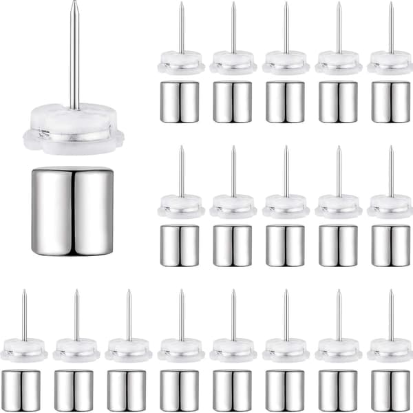 Stolpar - magnetiska tryckknappar för väggmonterade displaypaneler