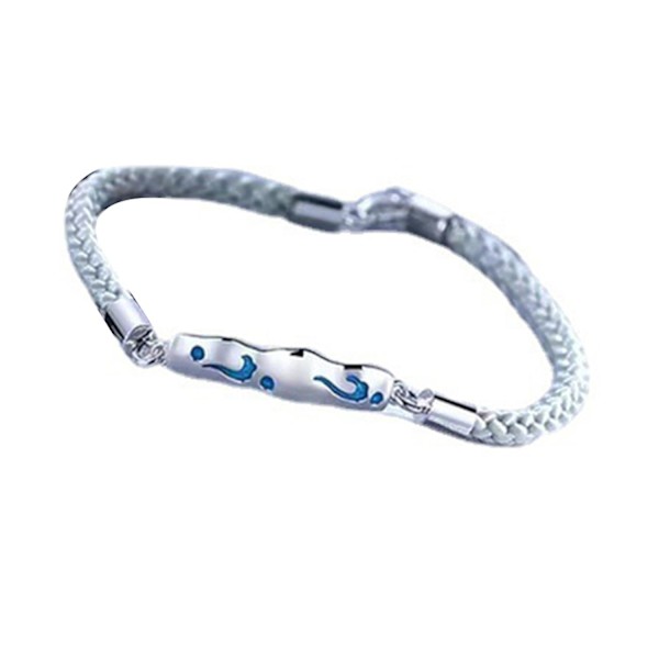 Par Armband Utsökt Form Koppar Flätad Smycken Armband Nätt Handledskedja