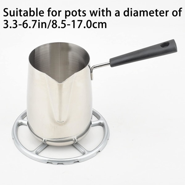 2 stk. gassredusere for plate gassredusere wokholder gasskomfyr wokholder gassring gasskomfyr gassholder (6,1 tommer/15,5 cm)