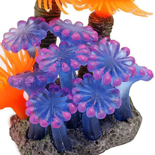 Akvarium Silikone Coral Decor Aquarium Landskab Coral Reef Decor